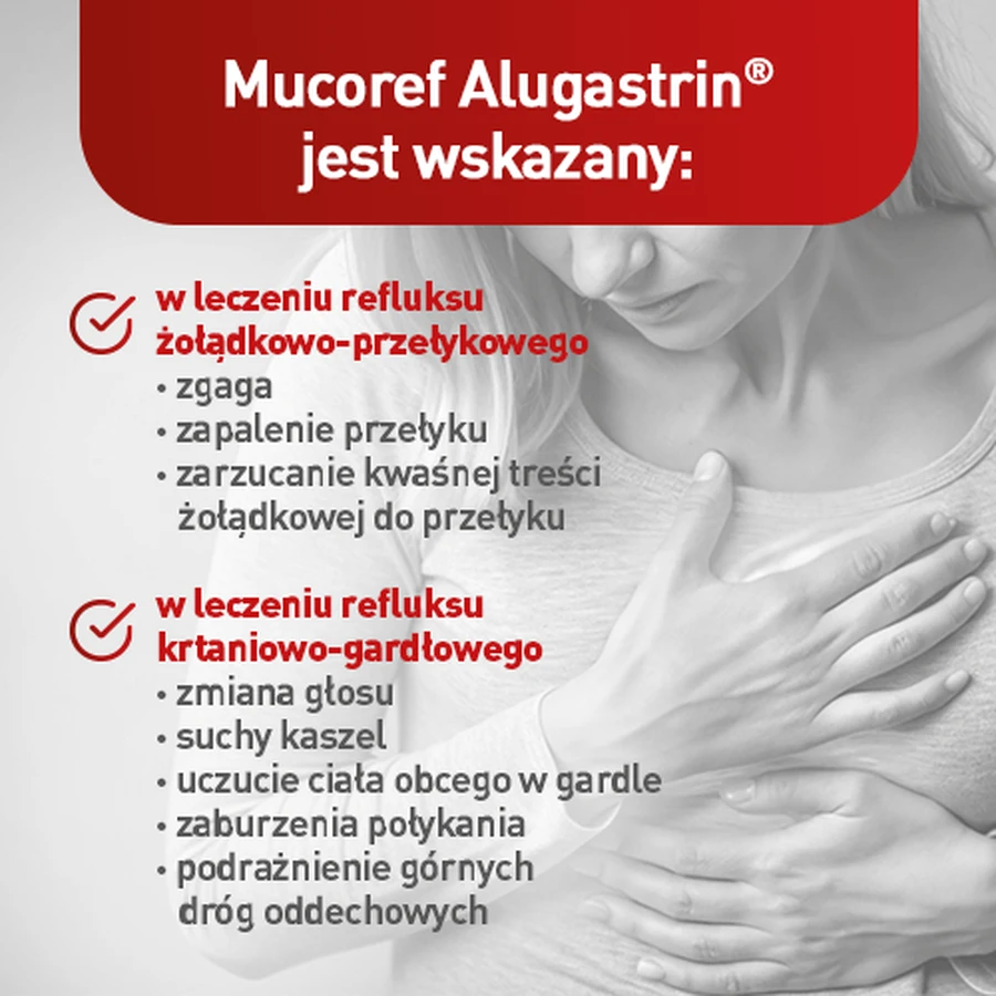 Mucoref Alugastrin, 15 ml x 14 sachets