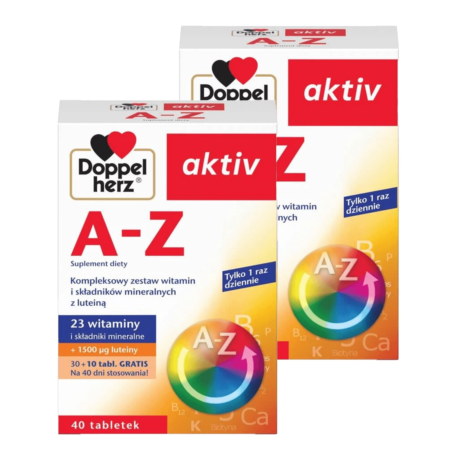 Doppelherz aktiv A-Z set, 2 x 30 tabletten + 20 tabletten gratis