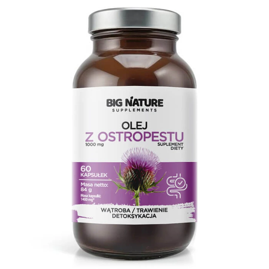 Big Nature Aceite de Cardo, 60 cápsulas