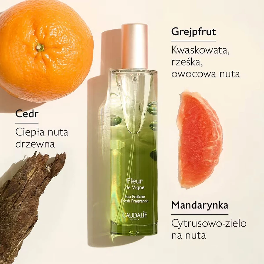 Caudalie Fleur de Vigne, orzeźwiająca woda, 50 ml: ceny i cechy