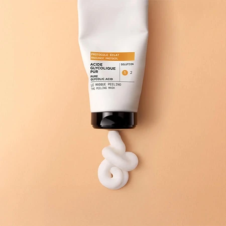 Lierac Protocole Attivazione della luminosità, maschera peeling all'acido glicolico, 75 ml