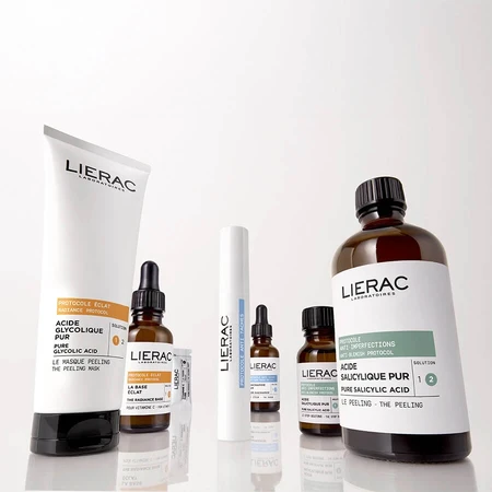 Lierac Protocole Attivazione della luminosità, maschera peeling all'acido glicolico, 75 ml
