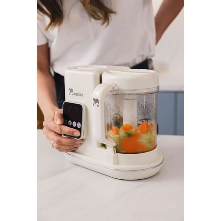Momini MiniChef, multiblender cu abur cu funcție de încălzire a sticlei 7in1