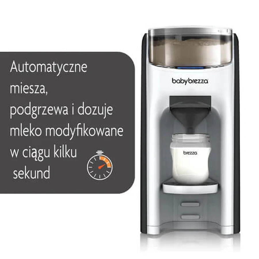 Baby Brezza Formula Pro Advanced, milk maker, white and black