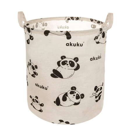 Ackuku, collapsible toy basket, panda, 1 piece