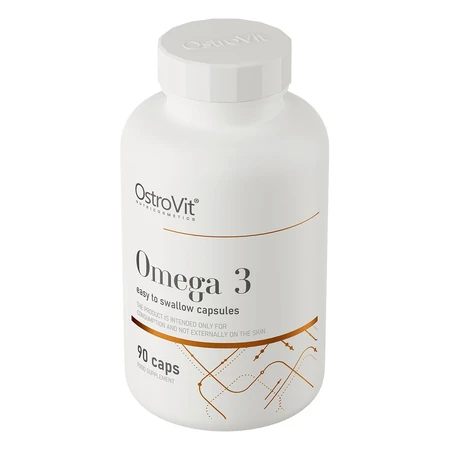 OstroVit Omega 3 Makkelijk In te Slikken Capsules, 90 capsules