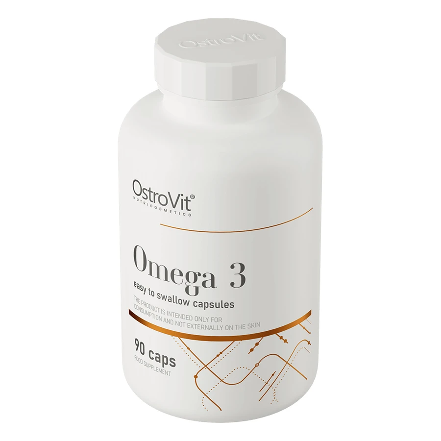 OstroVit Omega 3 Makkelijk In te Slikken Capsules, 90 capsules