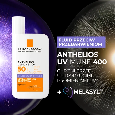 La Roche-Posay Anthelios UVMUNE400, antipigmentatievloeistof met Melasyl, SPF 50+, 50 ml