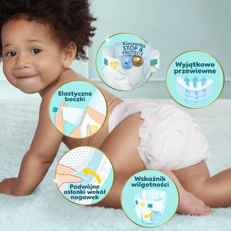 Pampers Premium Care, scutece, mărimea 7, 15+ kg, 32 buc