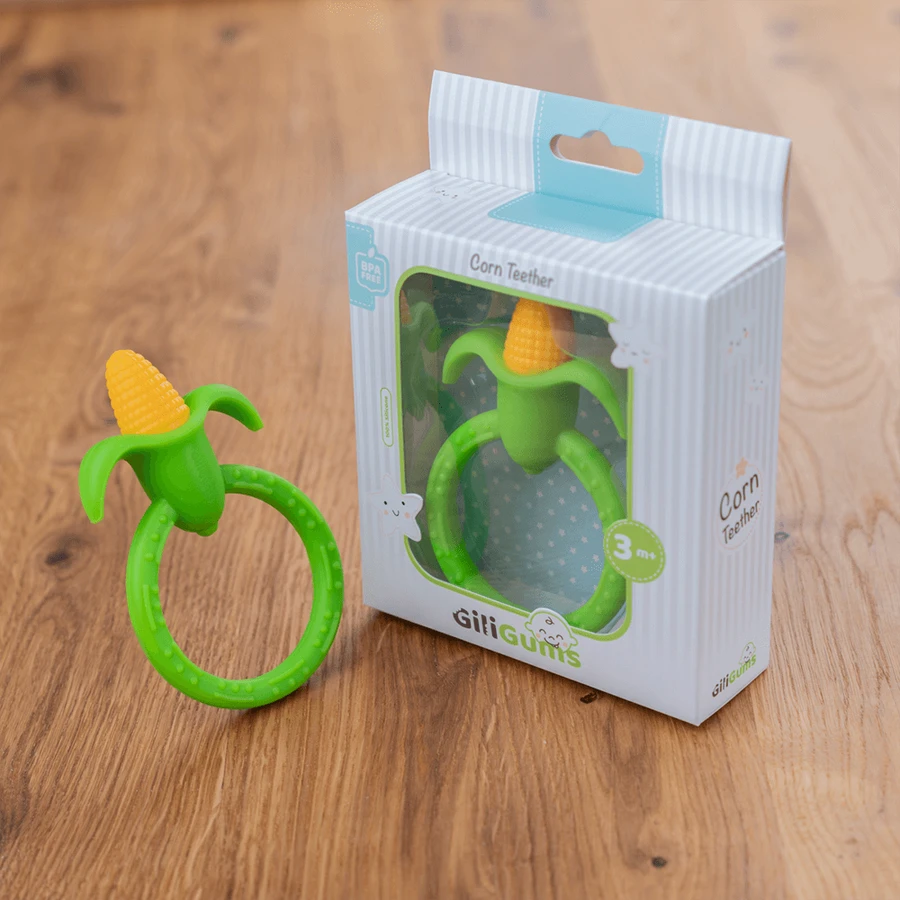 Dumel GiliGums, teether, Corn, from 3 months, 1 piece