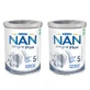 Lote Nestlé NAN Optipro Plus 5, producto lácteo para niños mayores de 2,5 años, 2 x 800 g