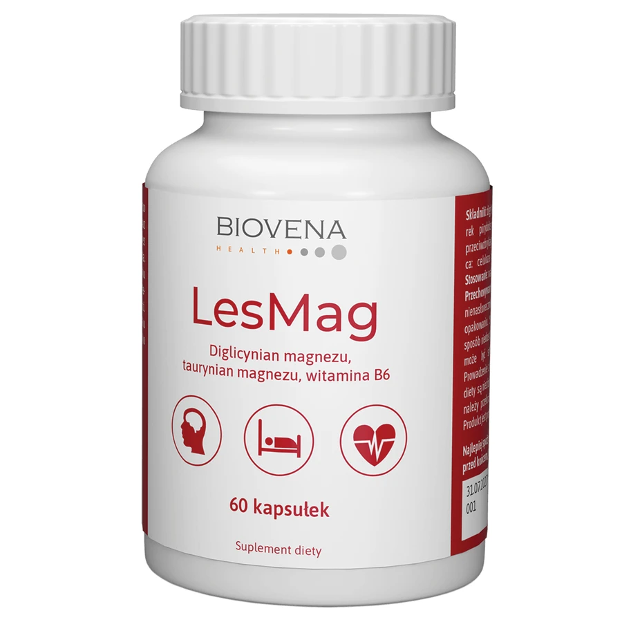Biovena LesMag, 60 cápsulas