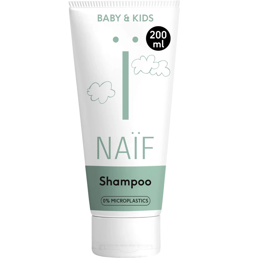 Naif Baby & Kids, champú capilar para bebés y niños desde el primer día, 200 ml