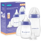 Lansinoh, Starter-Kit, Flaschen mit NaturalWave-Saugern