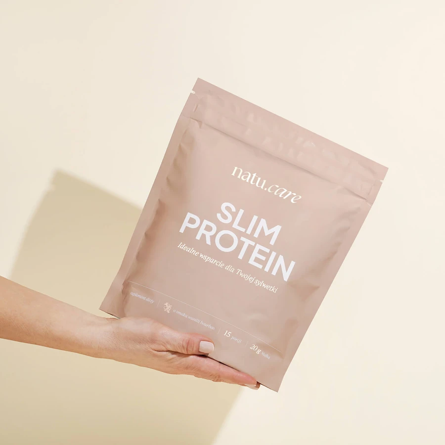 Natu Care Slim Protein, Vanille-Bourbon-Geschmack, 375 g