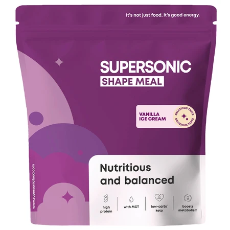 Supersonic Shape Meal, vanilla ice cream flavor, 780 g