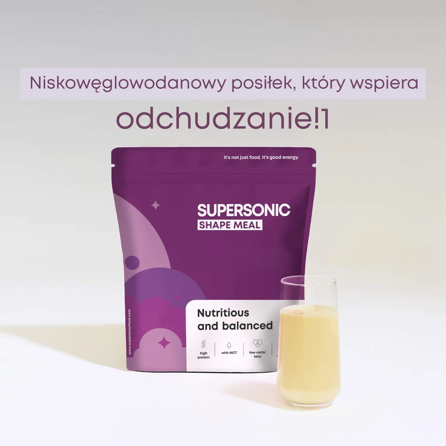 Supersonic Shape Meal, vanilla ice cream flavor, 780 g