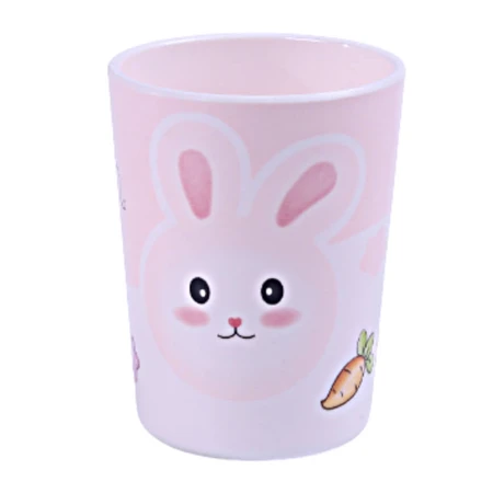 Bocioland, vajilla infantil de melamina, conejo, 5 piezas