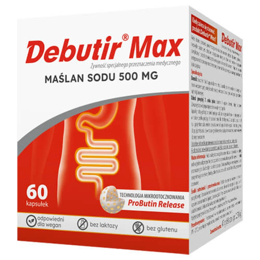 Debutir Max, 60 cápsulas ENVASE DEFECTUADO