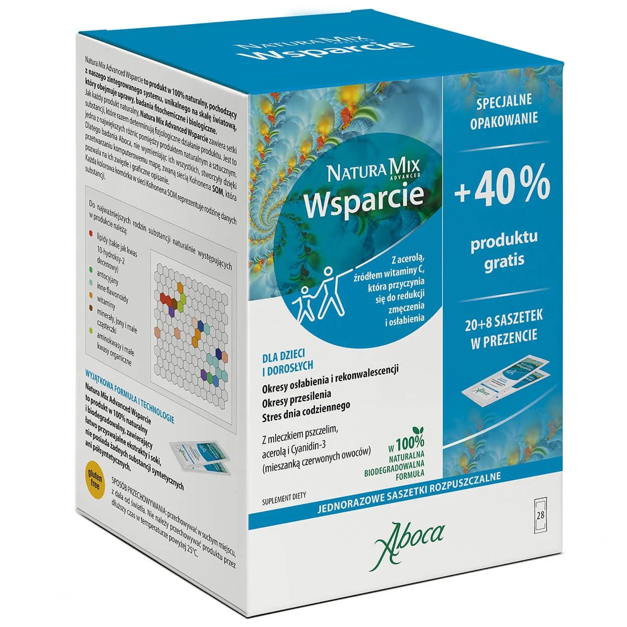 Natura Mix Advanced, 2,5 g x 20 sachets + 8 sachets