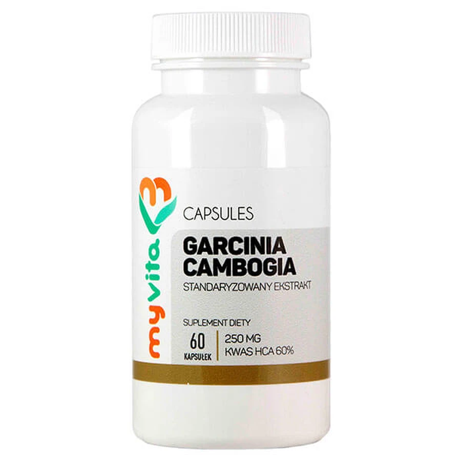 MyVita, Garcinia cambogia, HCA-extract 250 mg, 60 capsules