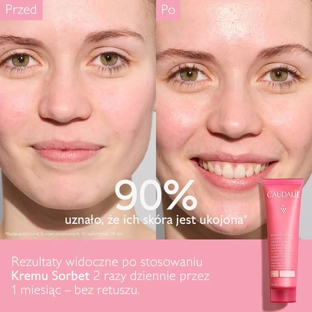 Caudalie VinoHydra, feuchtigkeitsspendende Sorbetcreme für das Gesicht, 60 ml