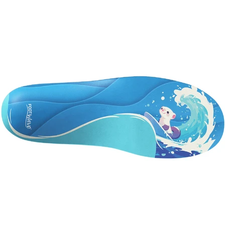 FootWave Kids Supi, semelles orthopédiques, valgité fonctionnelle des pieds et des genoux, pieds plats, XSmall, 35-38, 1 paire