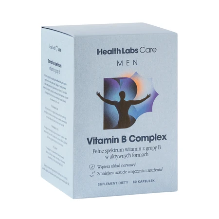 Health Labs Complejo Vitamínico B Hombre, 60 cápsulas