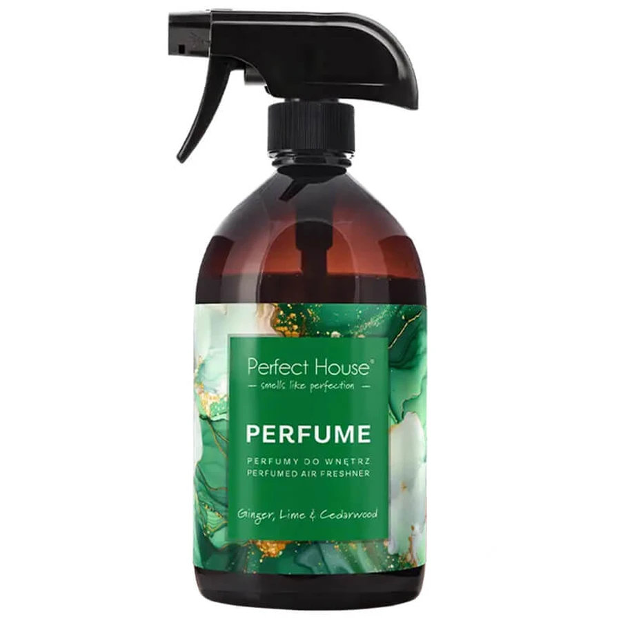 Perfect House Parfum, interieur parfum, gember, limoen & cederhout, 500 ml
