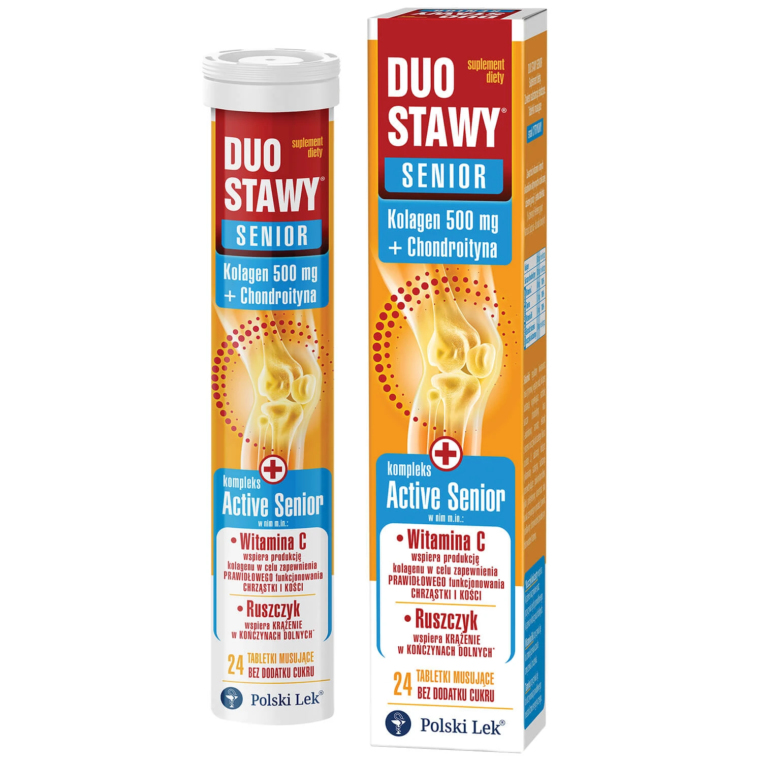 Duo Joints Senior, suikervrij, 24 bruistabletten