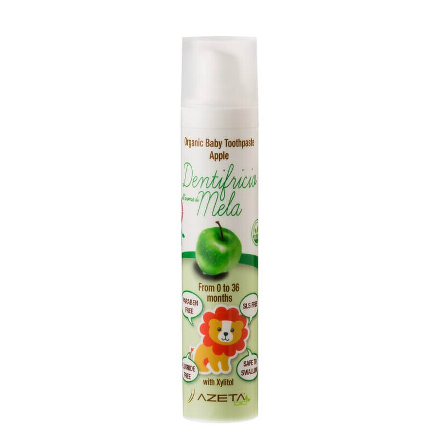 Dentifricio Bambino Al Gusto Mela 0-36m AZETA®bio 50ml