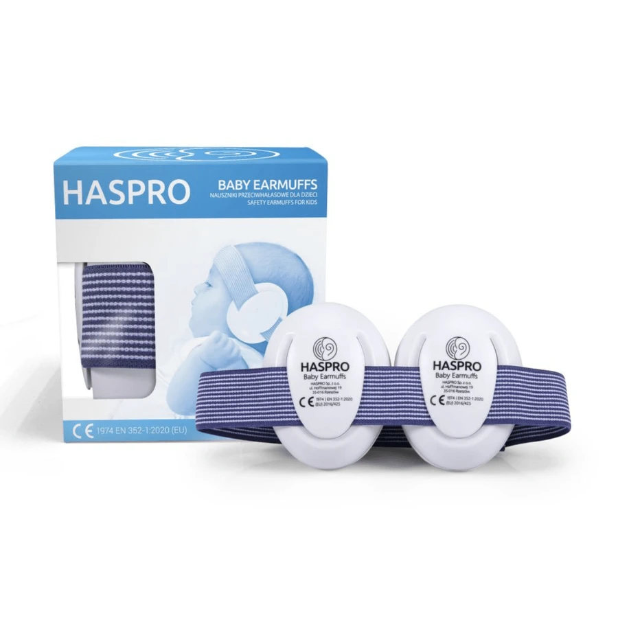 Cuffie per bambini, 0-3 anni, blu, Haspro