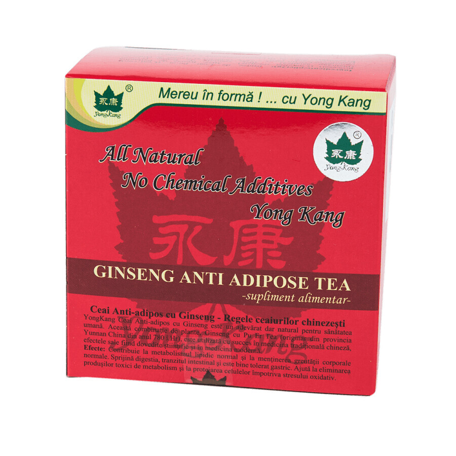 Ginseng Anti-Acid Thee, 30 builtjes, Yong Kang