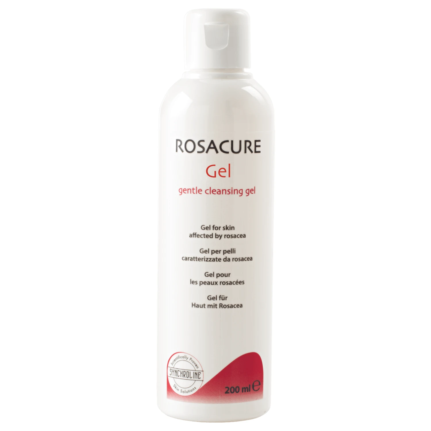 Synchroline Rosacure Gel, verzachtende gel voor reiniging van de gezichtshuid, 200 ml