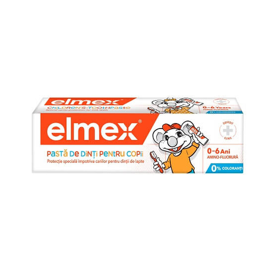 Dentifrice pour enfants, 0-6 ans, 50 ml, Elmex