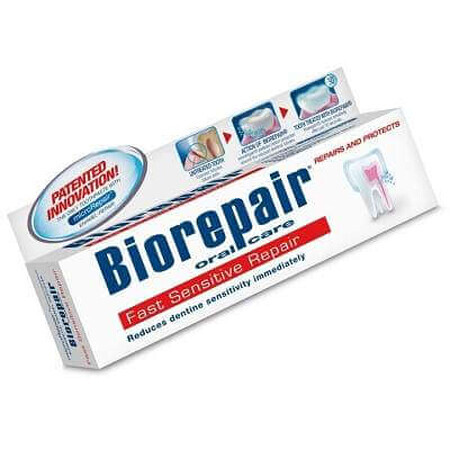 Dentifrice désensibilisant rapide Biorepair, 75 ml, Coswell