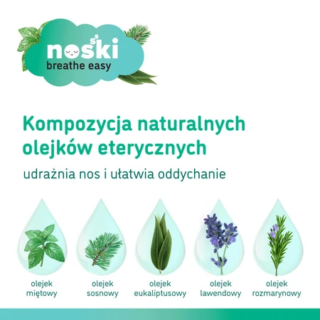 Noski, plastry aromatyczne dla dzieci, od 18 miesiąca, 6 sztuk: ceny i cechy