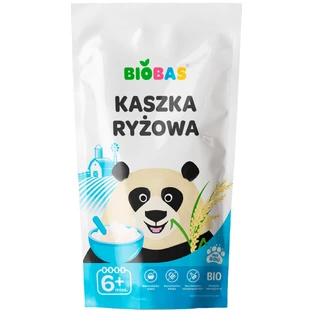 BioBas Kaszka ryżowa Bio, bez dodatku cukru, od 6 miesiąca, 200 g