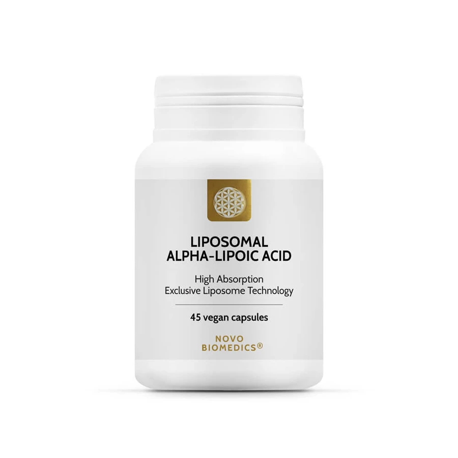 Acide alpha-lipoïque liposomal, 45 gélules, Novo Biomedics