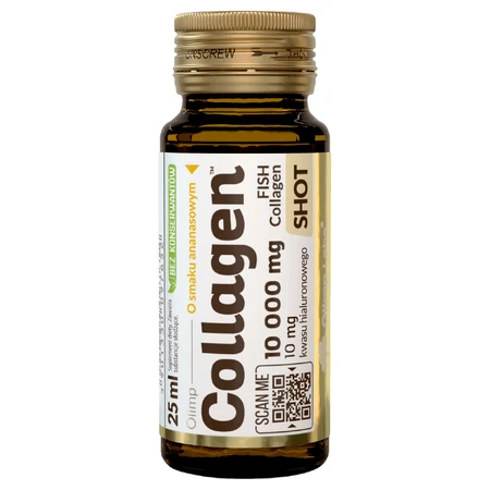 Olimp Collageen Shot, ananassmaak, 25 ml