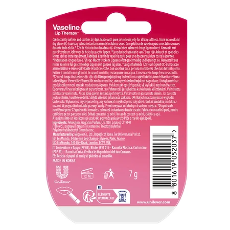Vaseline Lip Care Rosy Lips, lip balm, 7 g