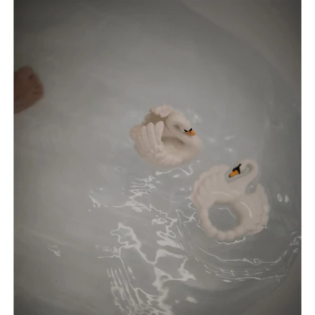Natruba, natural rubber teether, swan, from birth, 1 piece