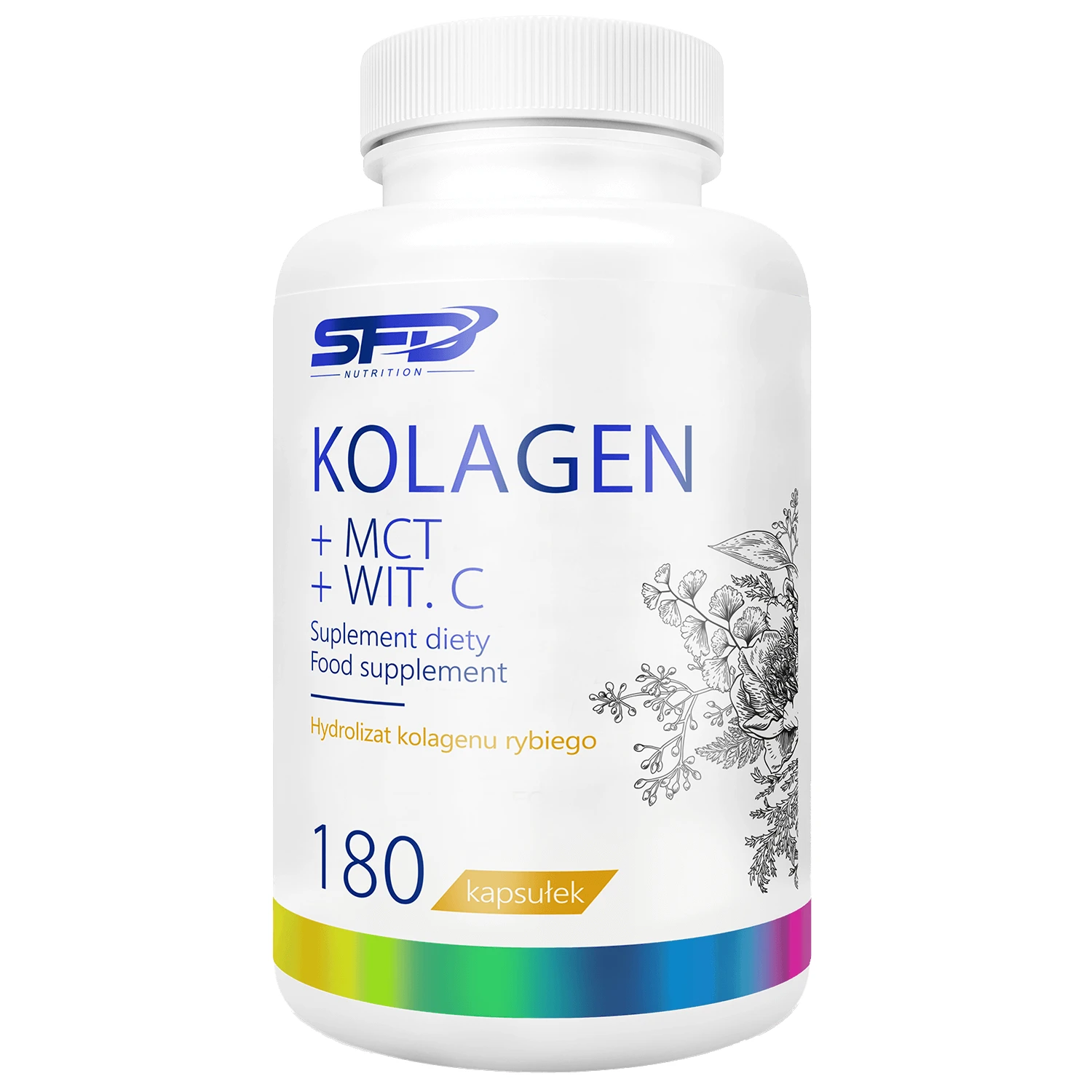 SFD Collageen + MCT + Vitamine C, 180 capsules