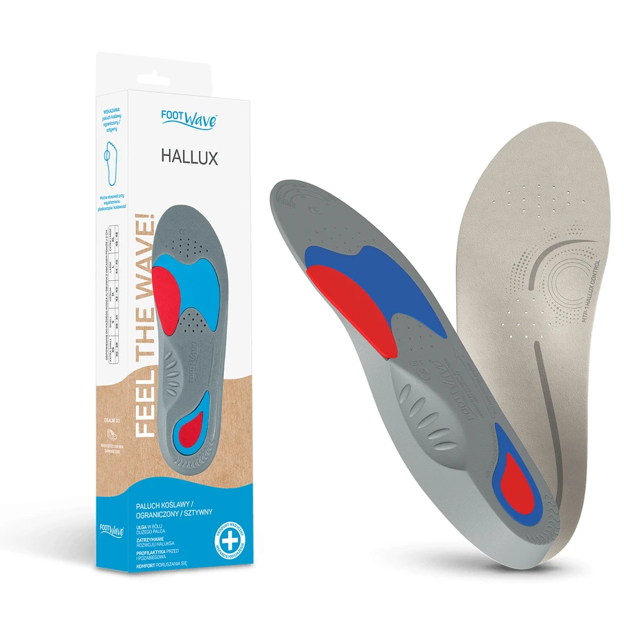 FootWave Hallux, dynamische steunzool, XSmall, 35-38, 1 paar