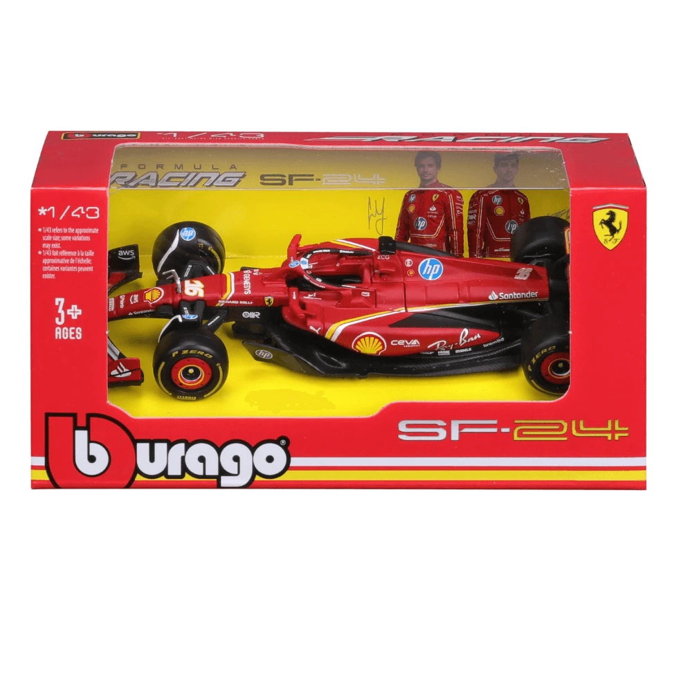 Scuderia Ferrari Formule 1 model, 3 jaar+, Charles Leclerc, 1 stuk, Bburago