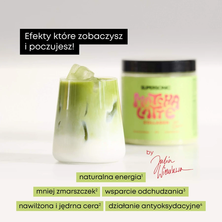 Supersonic Matcha Latte Kollagen, 280 g