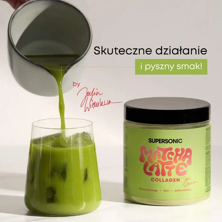Supersonic Matcha Latte Kollagen, 280 g