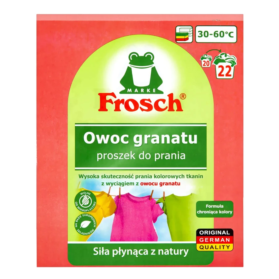 Frosch, fabric washing powder, pomegranate fruit 1.45 kg