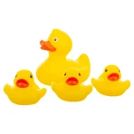 Ackuku, badspeelgoed, eendjes, 4 stuks