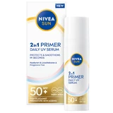 Nivea Sun Primer Daily UV, Suero facial 2 en 1, FPS 50+, 30 ml